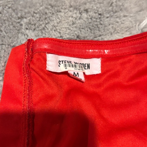 Steve Madden Bustier Strapless Corset Top with Zipper - Picture 3 of 3